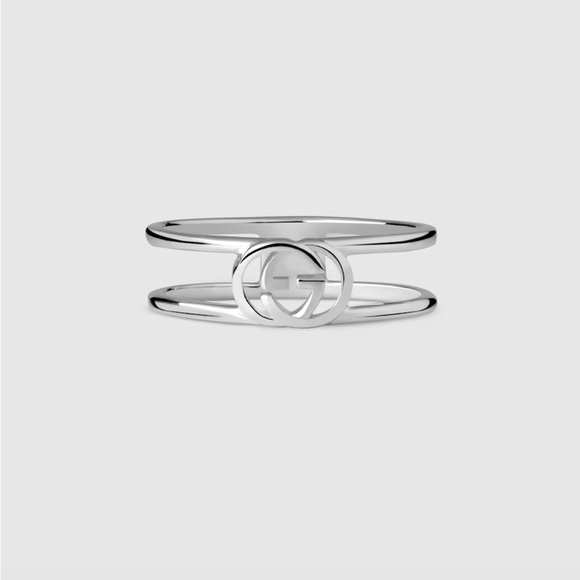 Gucci Interlocking Thin Open Band - Picture 2 of 12